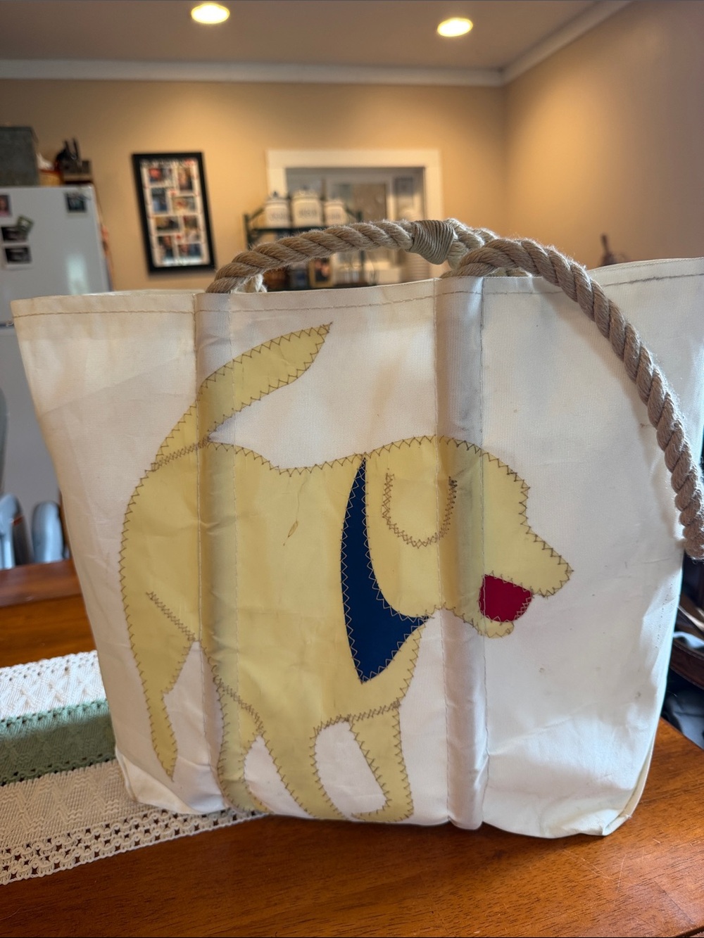 Seabags of Maine yellow lab tote